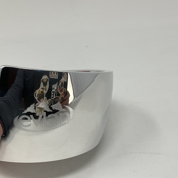 Nambe 6189 Silver Tone Spiral Metal Wine Bottle Coaster - Picture 5 of 7